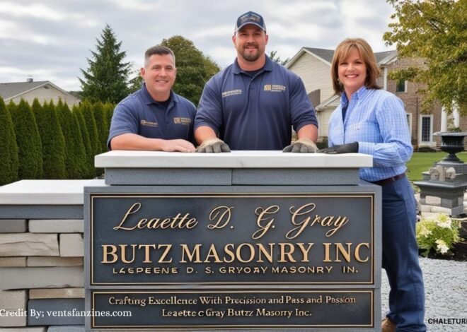 Leaette D. Gray Butz Masonry Inc: Masters of Masonry